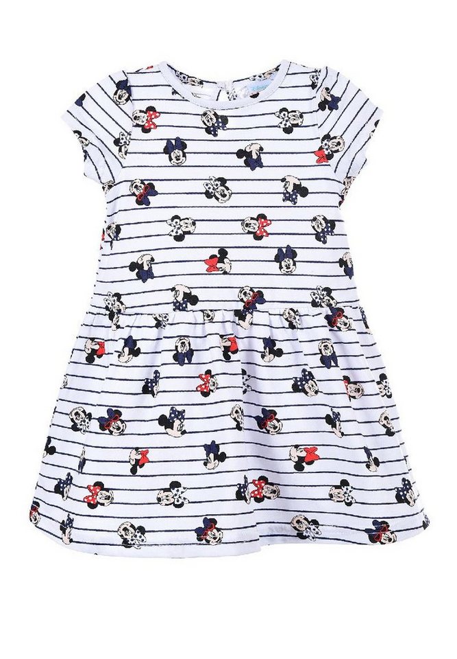 Disney Minnie Mouse A-Linien-Kleid Mädchen Baby Sommer-Kleid Dress Kleidchen von Disney Minnie Mouse