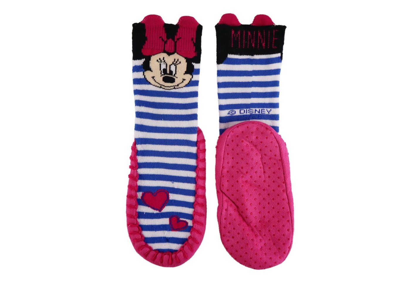 Disney Minnie Mouse ABS-Socken Minnie Maus Mädchen Kinder anti rutsch Socken Gr. 23 bis 28 von Disney Minnie Mouse