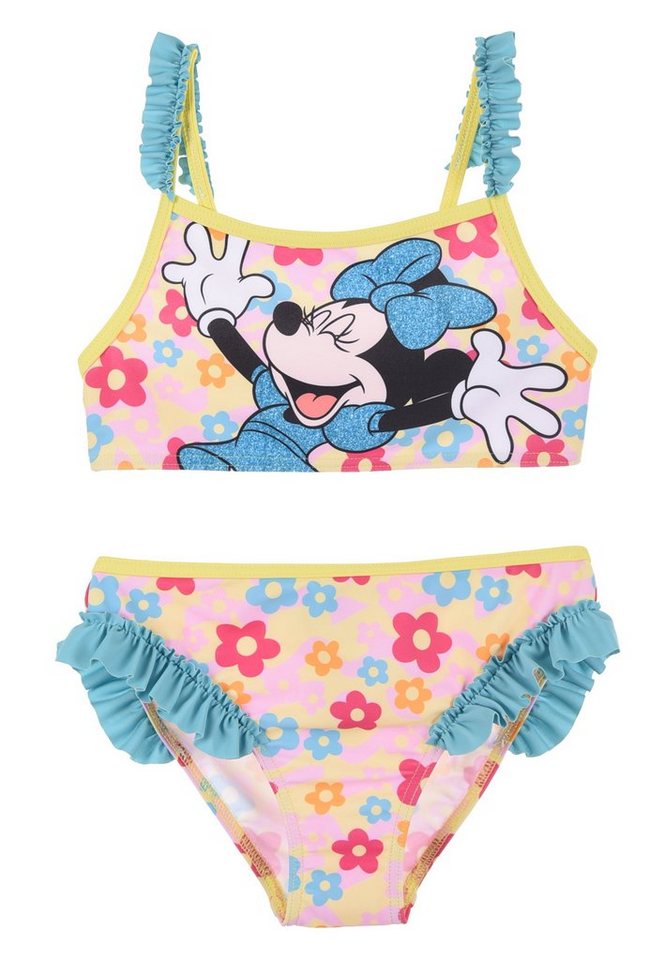 Disney Minnie Mouse Badeanzug Mädchen Bikini Bade-Set Badeanzug Bademode von Disney Minnie Mouse