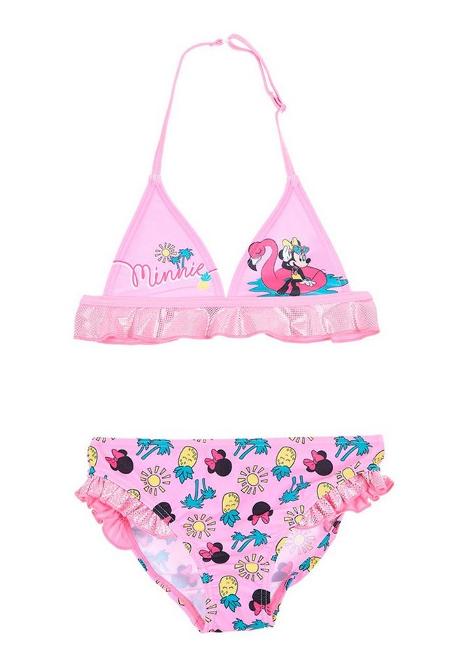 Disney Minnie Mouse Badeanzug Mädchen Bikini Bade-Set Badeanzug Bademode von Disney Minnie Mouse