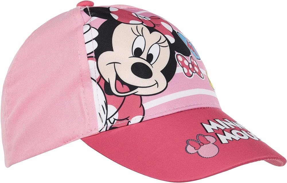 Disney Minnie Mouse Baseball Cap Minnie Mouse Cappy Basecap Mädchen Kita, Schule Mütze 52 + 54 lizensierter Originalartikel von Disney Minnie Mouse