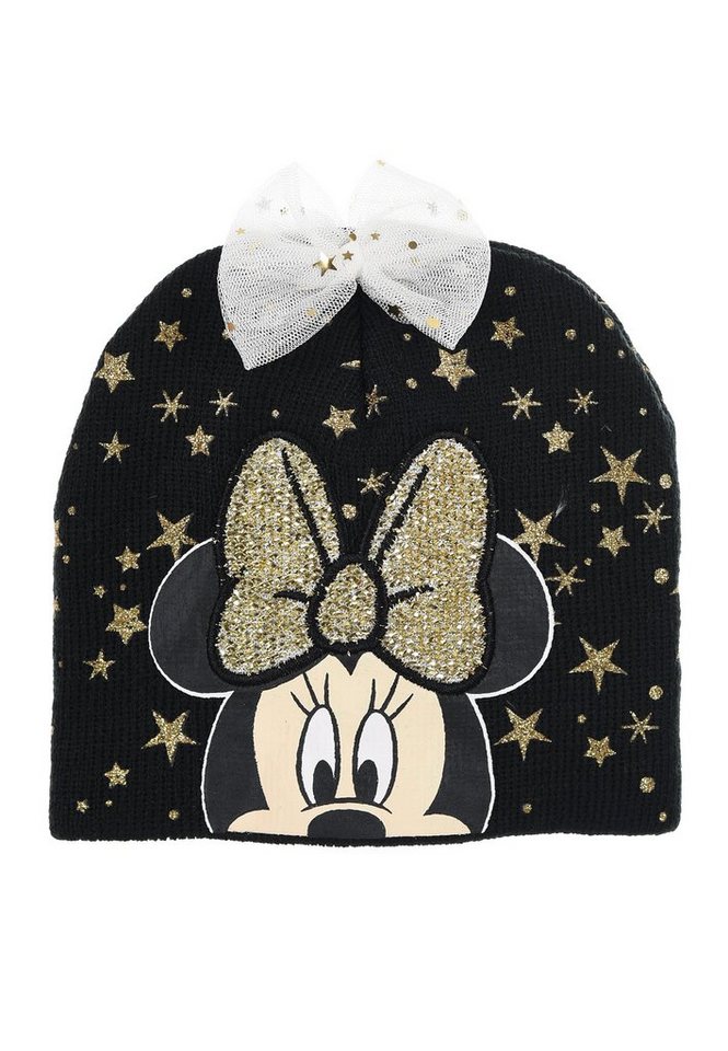 Disney Minnie Mouse Beanie Baby Mädchen Winter-Mütze Strick Mütze von Disney Minnie Mouse