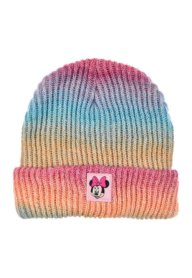 Disney Minnie Mouse Beanie Beanie Mütze Mädchen Disney Strickmütze Farbverlauf von Disney Minnie Mouse