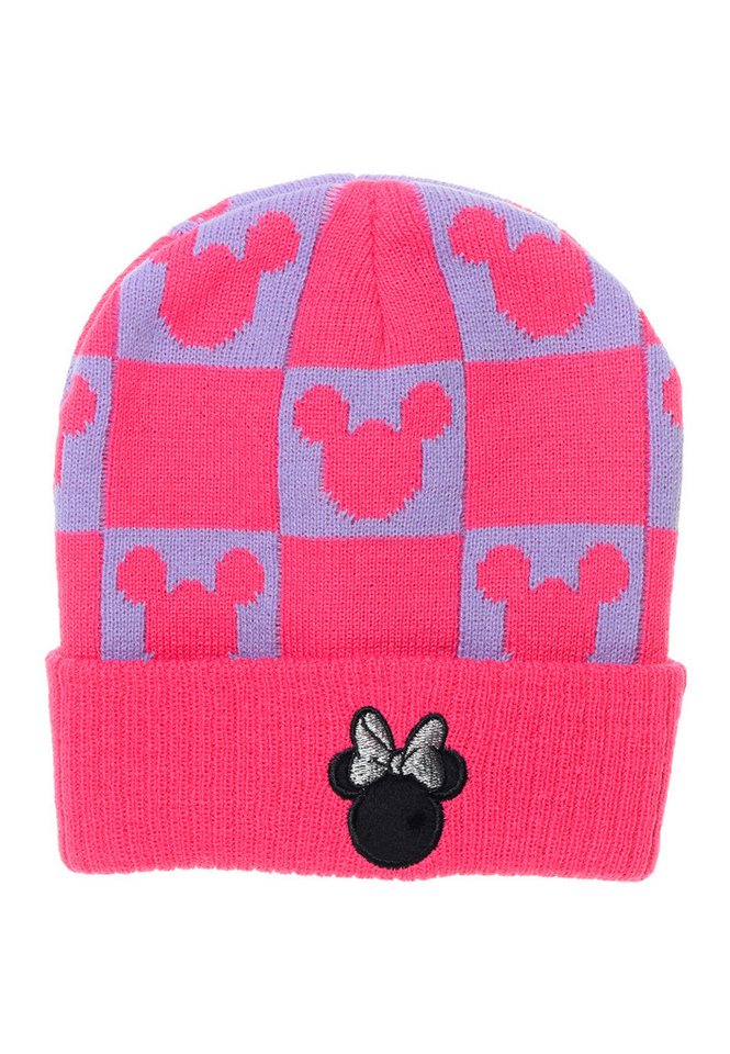 Disney Minnie Mouse Beanie Kinder Mädchen Winter-Mütze von Disney Minnie Mouse