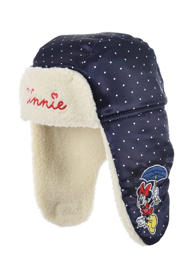 Disney Minnie Mouse Fleecemütze Baby Mädchen Winter-Mütze von Disney Minnie Mouse