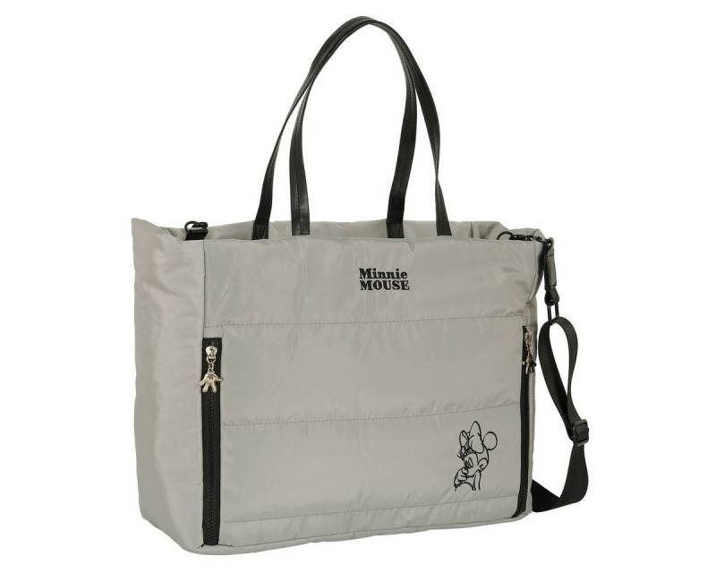 Disney Minnie Mouse Handtasche Minnie mouse Handtasche Minnie Mouse Teen Sand Polsterung Grau 40 x 31 von Disney Minnie Mouse