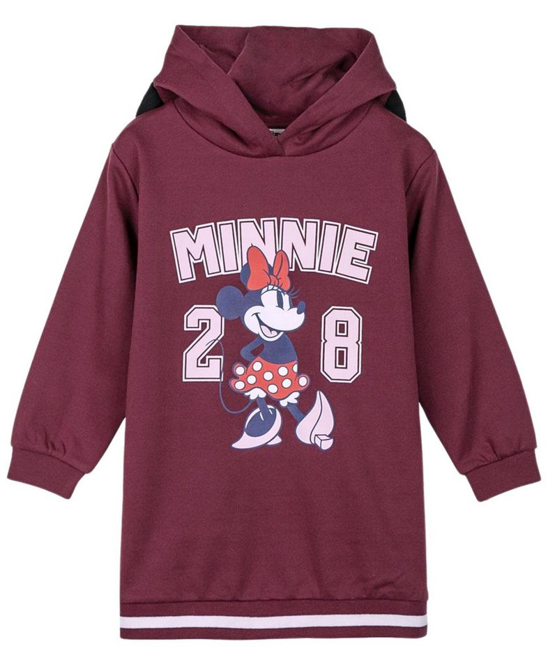 Disney Minnie Mouse Hoodie Minnie Maus Mädchen Kapuzenpullover mit Ohren & Schleife von Disney Minnie Mouse