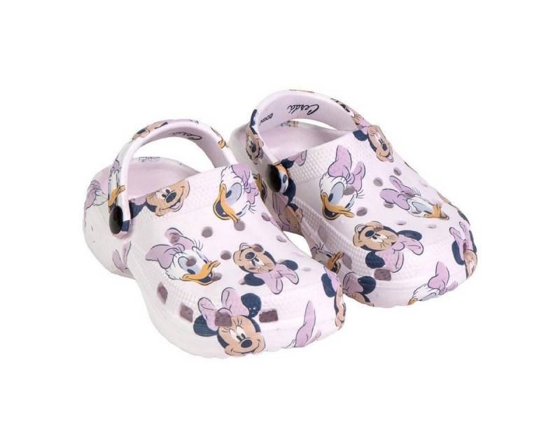 Disney Minnie Mouse Kinder Clogs Sandale mit Fersenriemen und rutschfester Sohle Clog von Disney Minnie Mouse