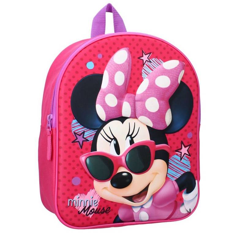 Disney Minnie Mouse Kinderrucksack 3D Kinder Rucksack Minnie Mouse Maus 32 x 26 x 11 cm Tasche von Disney Minnie Mouse