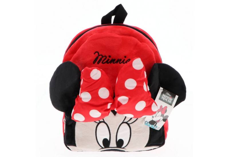 Disney Minnie Mouse Kinderrucksack Kinder Rucksack aus weichem Plüschmaterial 3 bis 12 Jahre von Disney Minnie Mouse
