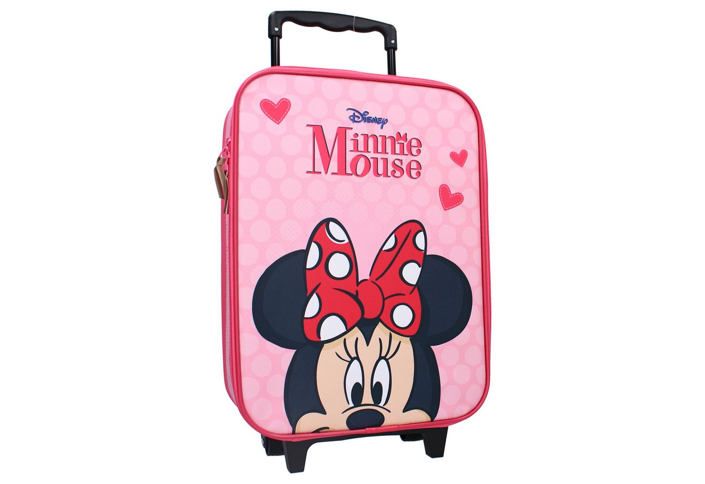 Disney Minnie Mouse Koffer Kinderkoffer Trolley mit 2 Rollen und geräumigem Hauptfach von Disney Minnie Mouse