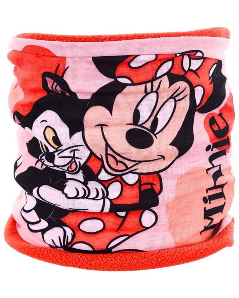 Disney Minnie Mouse Loop Minnie Maus, Kinder Schlauchschal mit Fleece Futter extra leicht von Disney Minnie Mouse