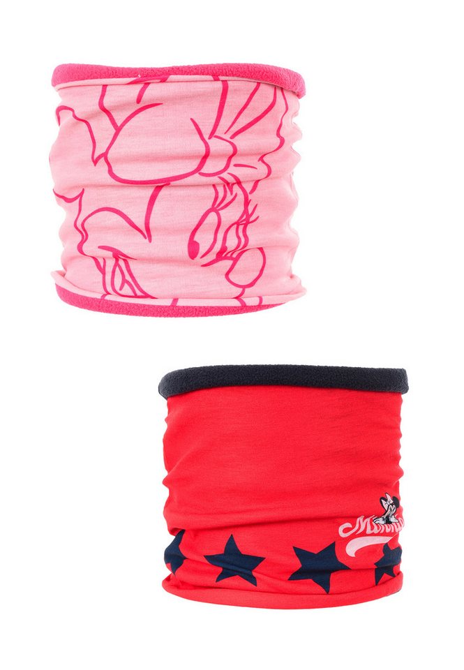 Disney Minnie Mouse Loop Kinder Schlauchschal Doppelpack Disney Mädchen Winter von Disney Minnie Mouse