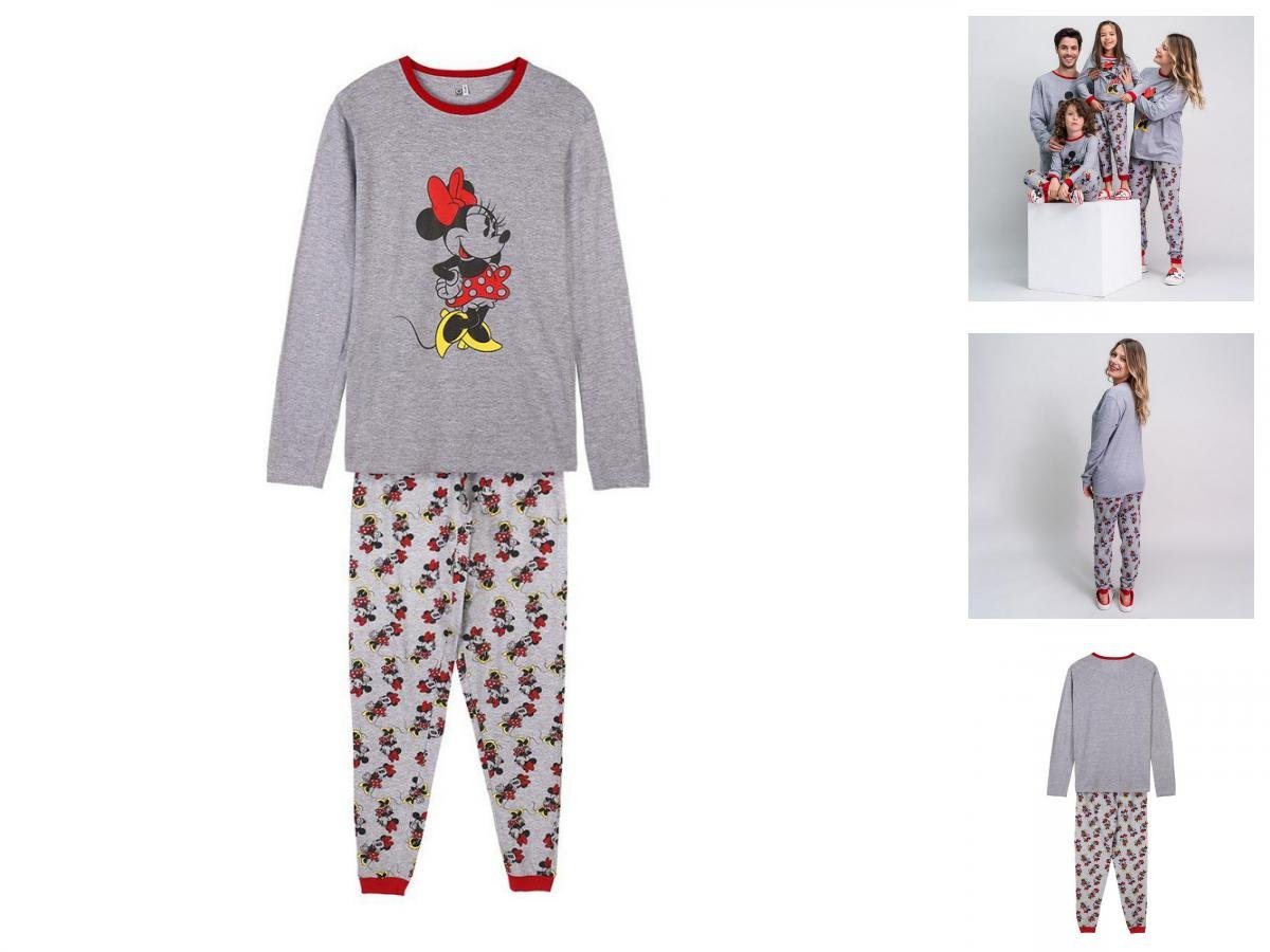 Disney Minnie Mouse Pyjama XS Damen Langarm Pyjama 2 Teiler Schlafanzug Nachtwäsche Mickey Mouse von Disney Minnie Mouse