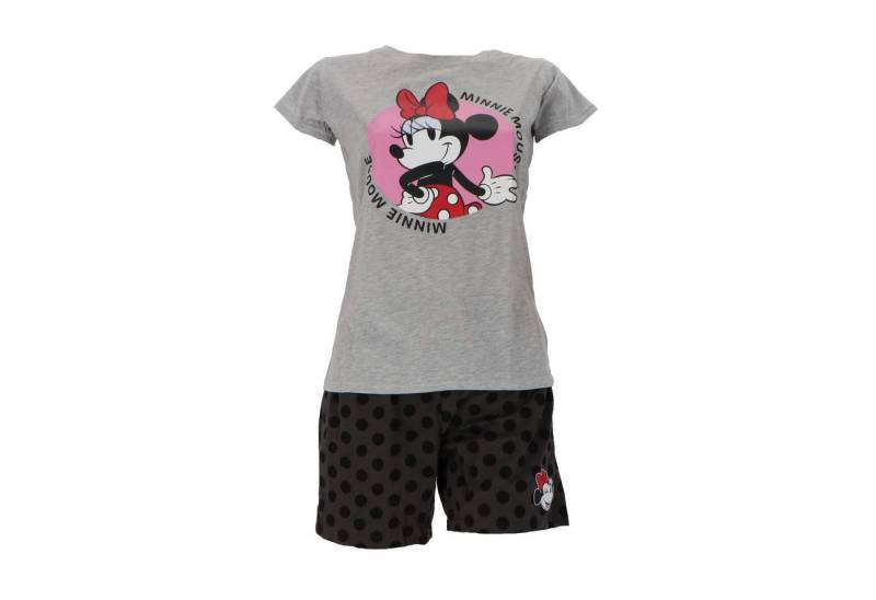 Disney Minnie Mouse Pyjama Shortama für Damen Bequemer Schlafanzug von Disney Minnie Mouse