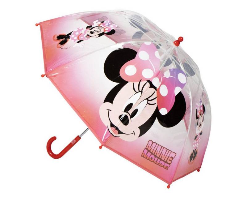 Disney Minnie Mouse Regenschirm-Wanderstock Ø45 cm Regenschirm manueller Bubble-Schirm & Wetterschutz von Disney Minnie Mouse