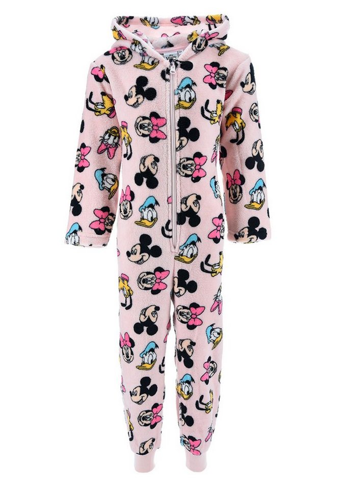 Disney Minnie Mouse Schlafanzug Mädchen Schlaf Overall Pyjama langarm Nachtwäsche von Disney Minnie Mouse