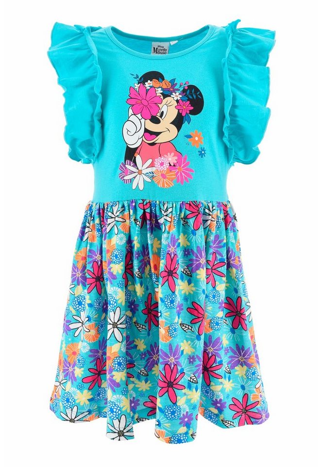 Disney Minnie Mouse Shirtkleid Mädchen Sommer-Kleid Ärmellos von Disney Minnie Mouse