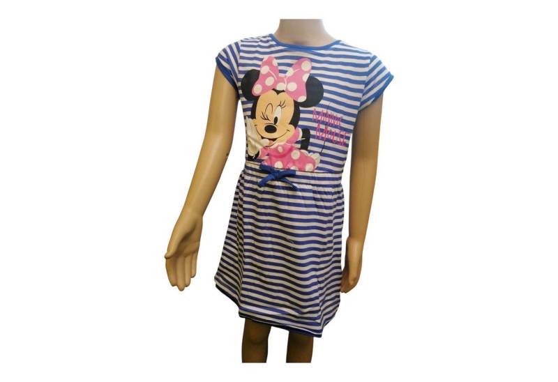 Disney Minnie Mouse Shirtkleid Minnie Mouse Kleid, Blau-Weiß gestreift von Disney Minnie Mouse