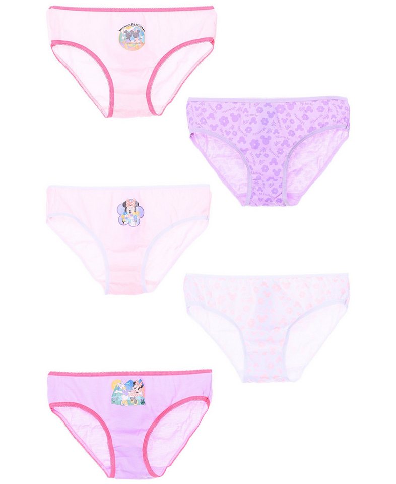 Disney Minnie Mouse Slip (5-St) Mädchen Unterhosen Gr. 98-128 cm von Disney Minnie Mouse