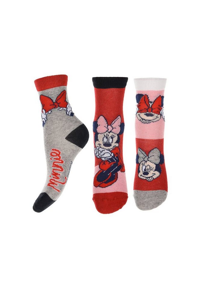 Disney Minnie Mouse Socken Minnie Kinder Mädchen Socken Strümpfe von Disney Minnie Mouse