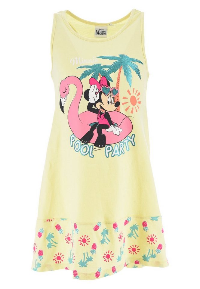 Disney Minnie Mouse Sommerkleid Mädchen Sommer-Kleid Strand-Kleid Ärmellos von Disney Minnie Mouse