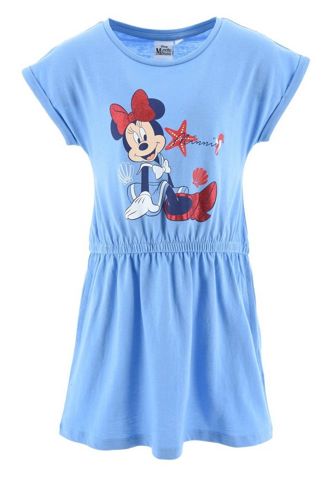 Disney Minnie Mouse Sommerkleid Mädchen kurzarm Sommer-Kleid Strand-Kleid von Disney Minnie Mouse