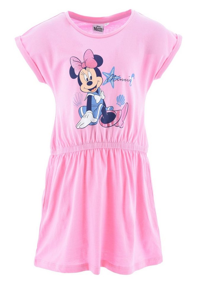 Disney Minnie Mouse Sommerkleid Mädchen kurzarm Sommer-Kleid Strand-Kleid von Disney Minnie Mouse