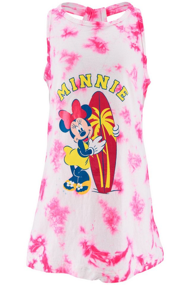 Disney Minnie Mouse Sommerkleid Minnie Maus Mädchen Jerseykleid Gr. 98-128 cm von Disney Minnie Mouse