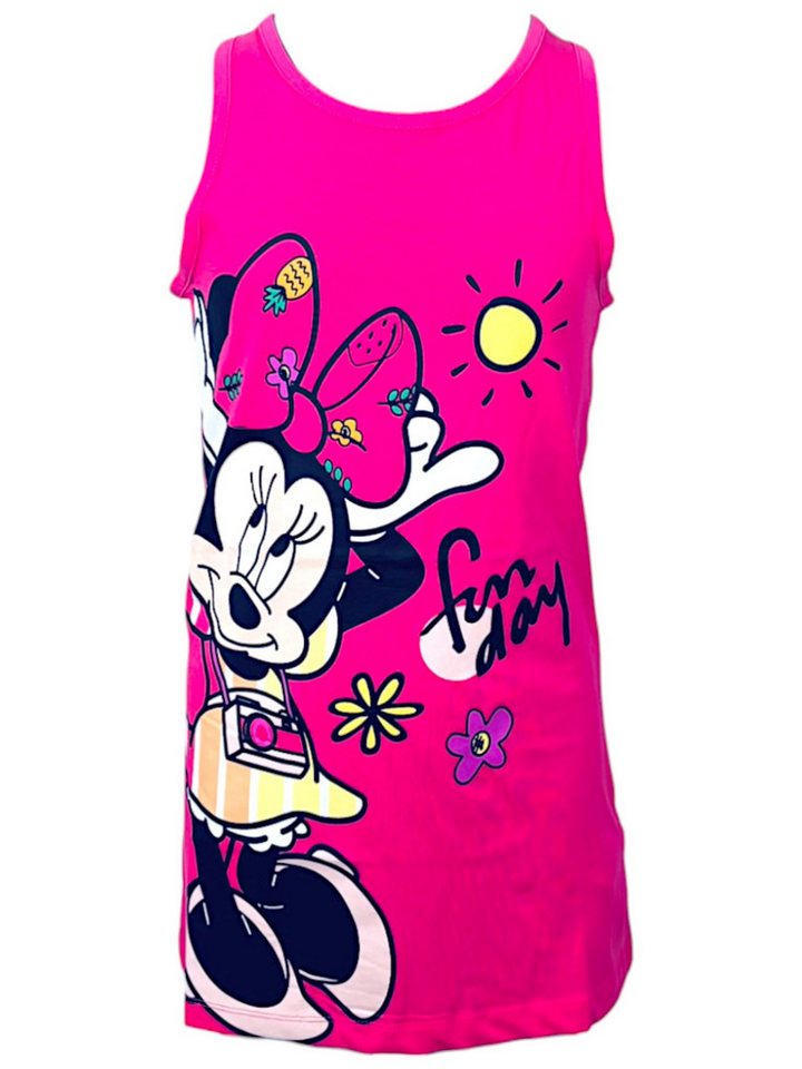 Disney Minnie Mouse Sommerkleid Minnie Maus Mädchen Jerseykleid Gr. 98-128 cm von Disney Minnie Mouse