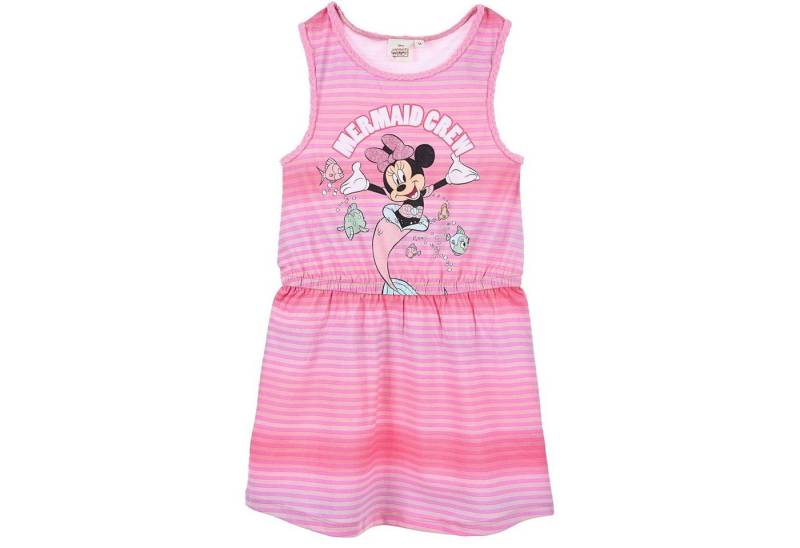 Disney Minnie Mouse Sommerkleid Minnie Maus- Mermaid Crew Mädchen Jerseykleid Gr. 98-128 cm von Disney Minnie Mouse