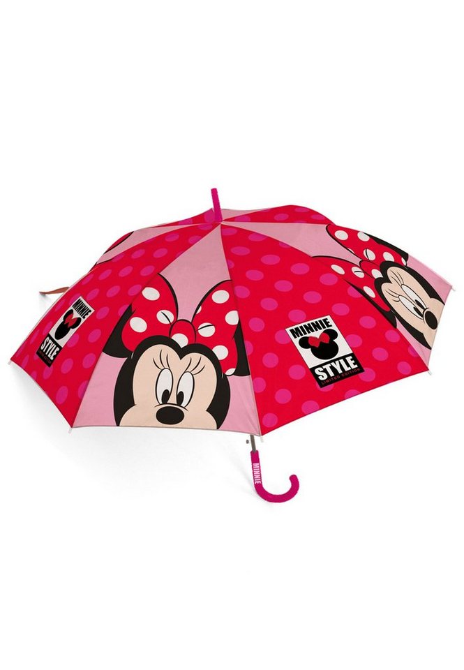 Disney Minnie Mouse Stockregenschirm Kinder Kuppelschirm Stock-Schirm Regenschirm von Disney Minnie Mouse