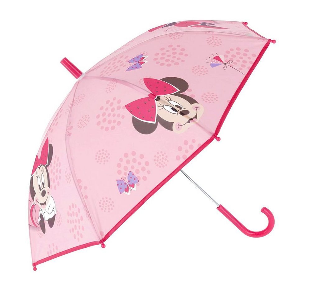 Disney Minnie Mouse Stockregenschirm Stockschirm Don't Worry About Rain Minnie Maus 70 cm Regenschirm von Disney Minnie Mouse