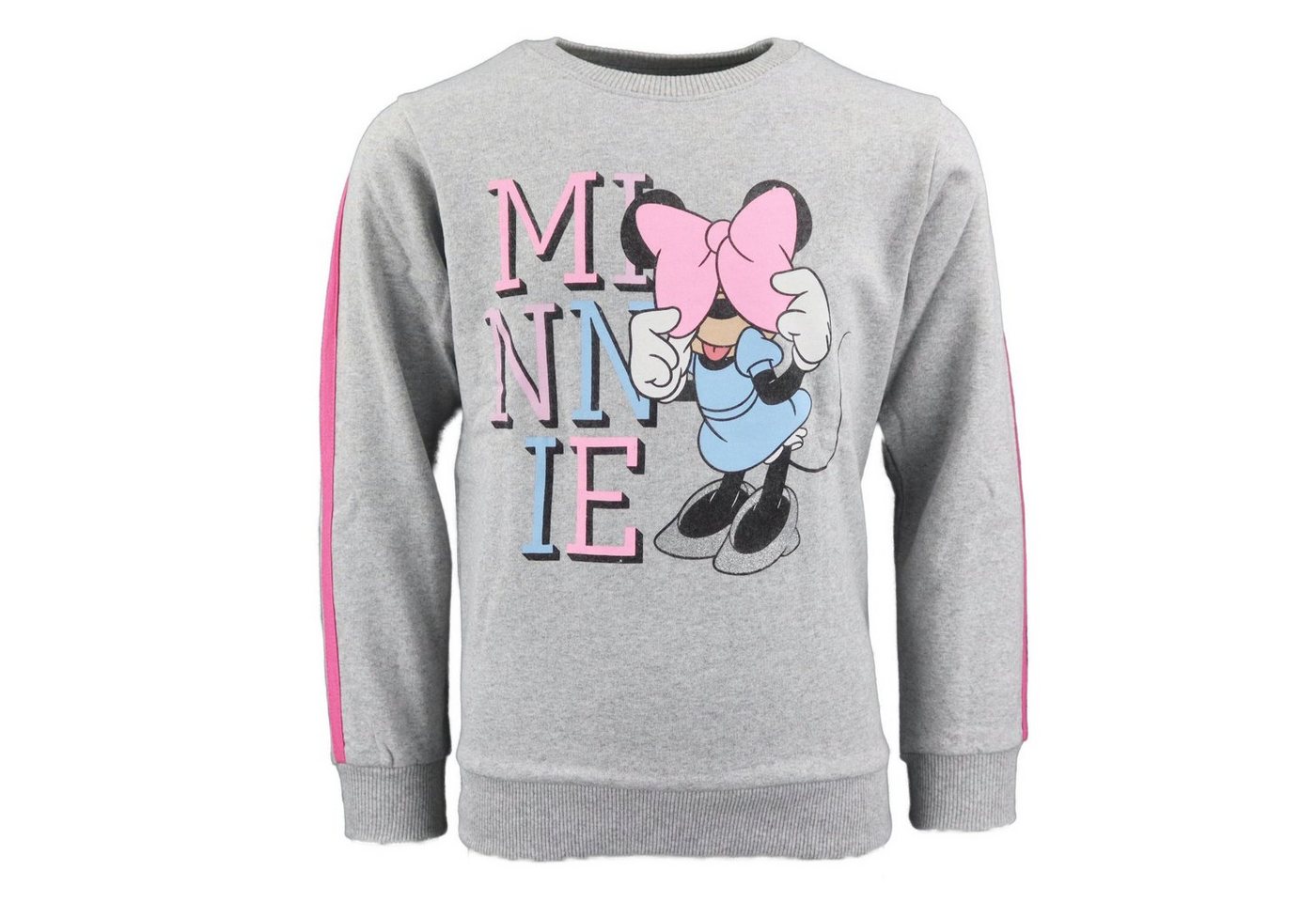 Disney Minnie Mouse Sweater Disney Minnie Maus Mädchen Kinder Pullover Gr. 104 bis 134 von Disney Minnie Mouse