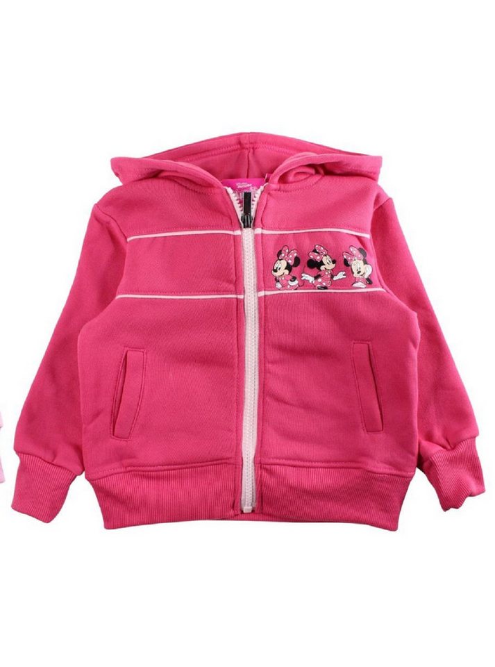 Disney Minnie Mouse Sweatjacke Kinder Hoodie mit Kapuze – weiche Sweatjacke für Mädchen von Disney Minnie Mouse