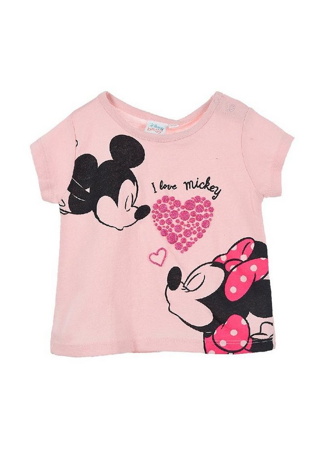 Disney Minnie Mouse T-Shirt Baby Mädchen Kurzarm Shirt Oberteil von Disney Minnie Mouse