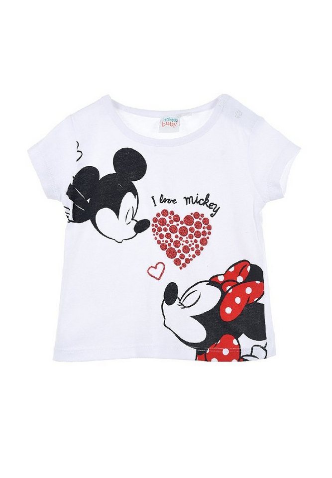 Disney Minnie Mouse T-Shirt Baby Mädchen Kurzarm Shirt Oberteil von Disney Minnie Mouse