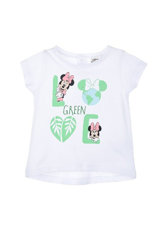 Disney Minnie Mouse T-Shirt Baby Mädchen Kurzarm-Shirt Oberteil von Disney Minnie Mouse