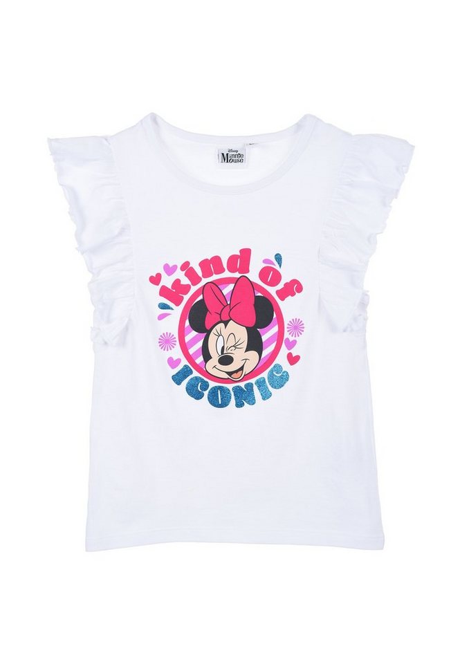 Disney Minnie Mouse T-Shirt Mädchen T-Shirt kurzarm Shirt Kinder Oberteil Sommer von Disney Minnie Mouse