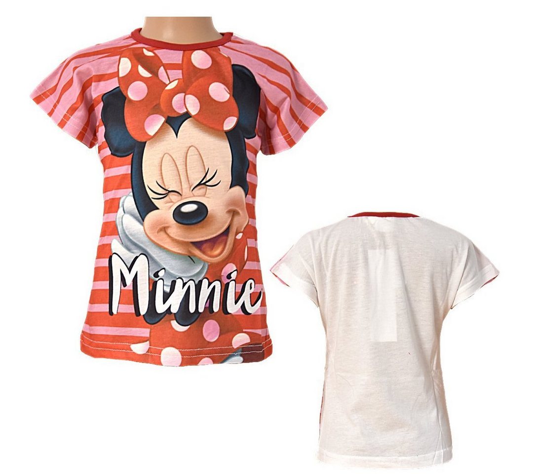 Disney Minnie Mouse T-Shirt Minnie Maus Mädchen Kurzarmshirt Gr. 92-128 cm von Disney Minnie Mouse