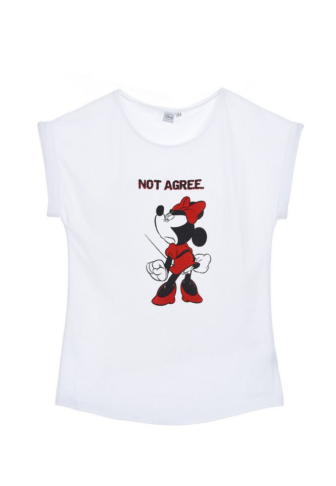 Disney Minnie Mouse T-Shirt T-Shirt Damen Oberteil von Disney Minnie Mouse