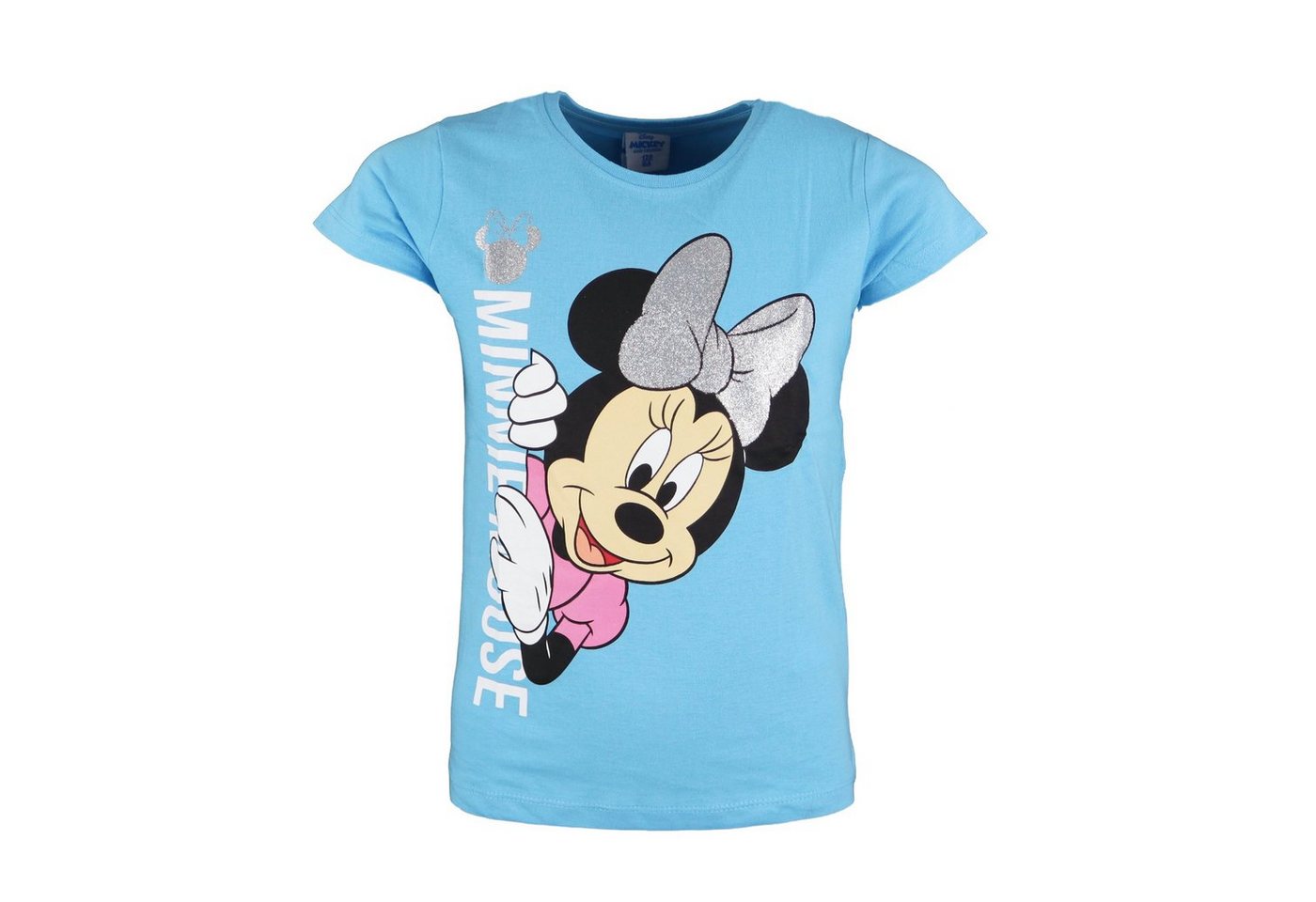 Disney Minnie Mouse T-Shirt Minnie Maus Mädchen Kinder Shirt Gr. 104 bis 134, 100% Baumwolle von Disney Minnie Mouse