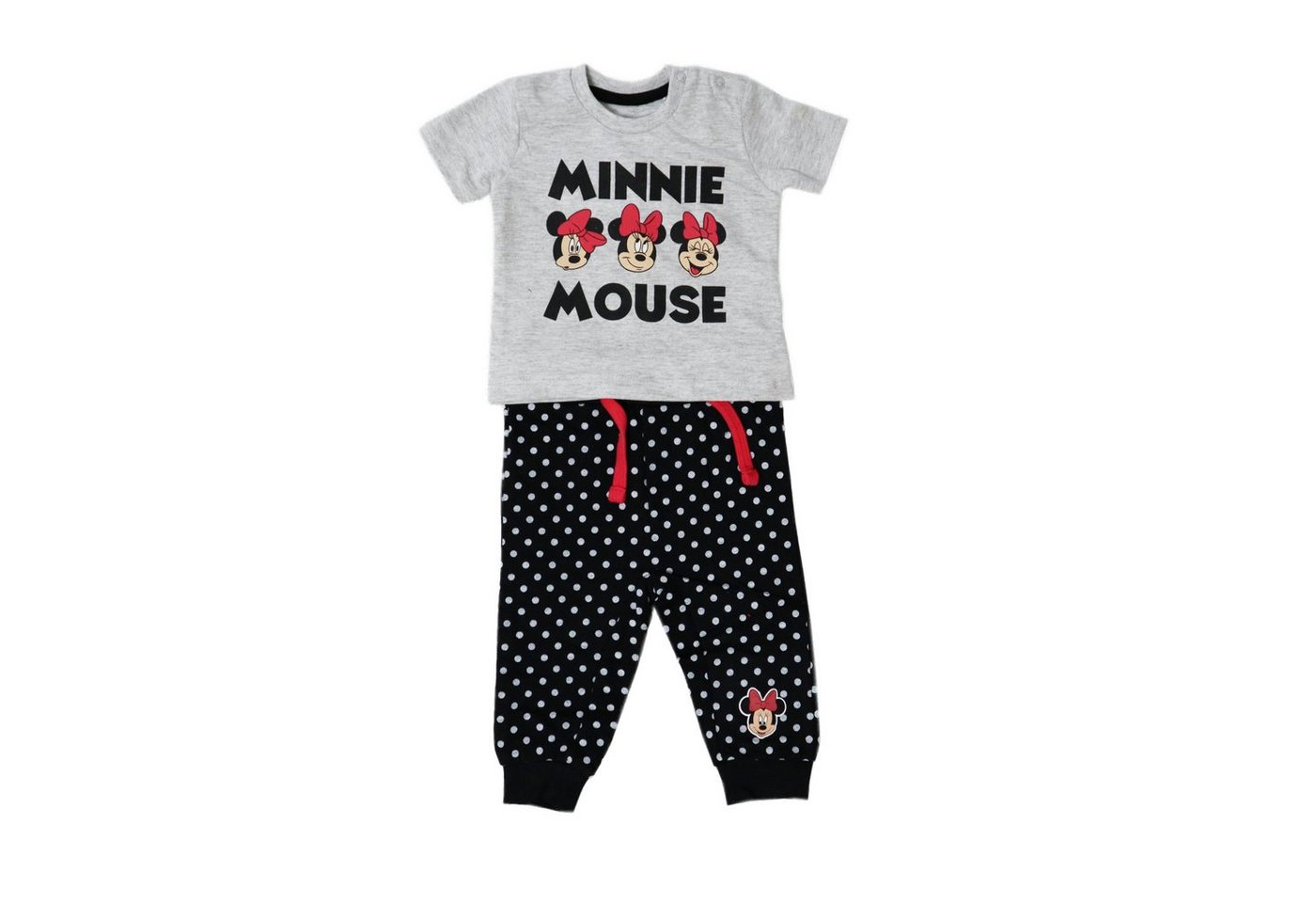 Disney Minnie Mouse T-Shirt Minnie Maus Baby Outfit Shirt und Hose Gr. 62 bis 86 von Disney Minnie Mouse