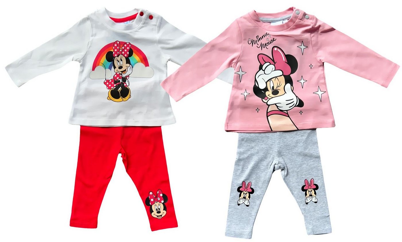 Disney Minnie Mouse T-Shirt & Bermudas 2x2 Baby Set T-Shirt + Hose Minnie Mouse 4 Teile 62 68 80 86 92 von Disney Minnie Mouse