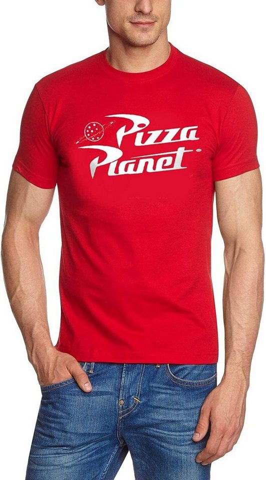 Disney Pixar Toy Story 4 Print-Shirt Pizza Planet Toy Story T-Shirt Rot Gr. S M L XL 2XL Disney Pixar Toy Story 4 Print-Shirt Pizza Planet Toy Story T-Shirt Rot Gr. S M L XL 2XL von Disney Pixar Toy Story 4