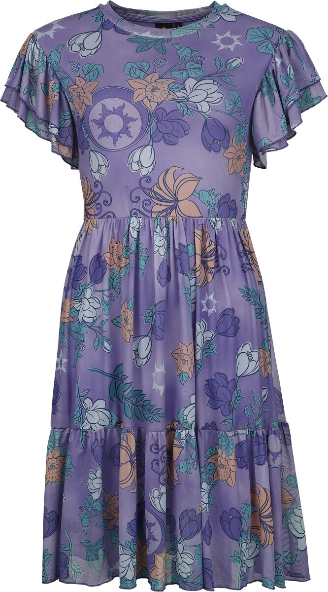 Rapunzel - Disney Kleid knielang - Disney Princess - Picnic Collection - Rapunzel - S bis XXL - für Damen - Größe L - multicolor  - EMP exklusives von RAPUNZEL