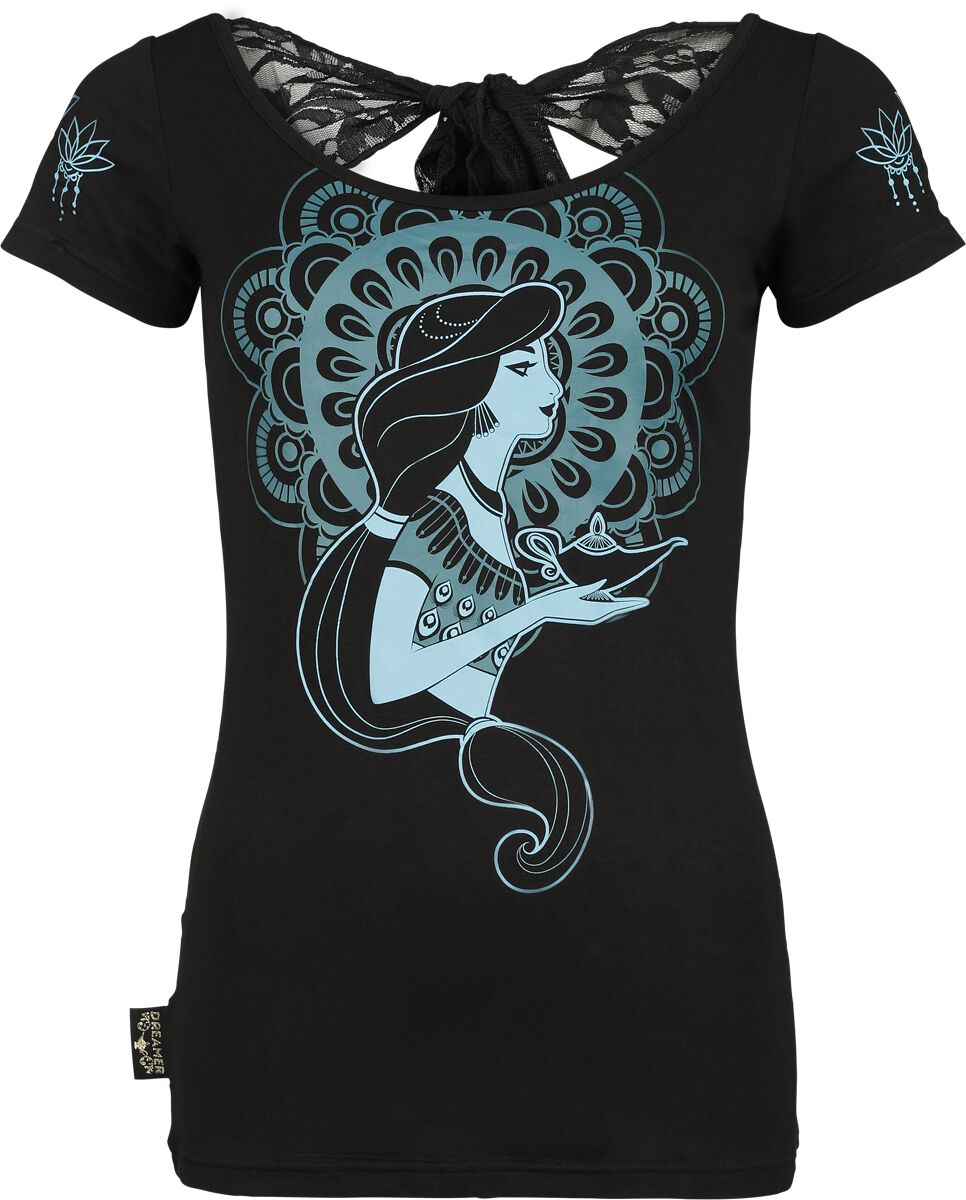 Aladdin Disney Princess - Picnic Collection - Jasmine T-Shirt schwarz in M von Aladdin