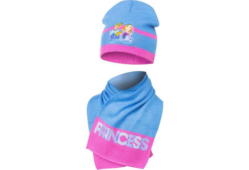 Disney Princess Mütze & Schal Set mit Mütze und Schal für Kinder Winterausstattung von Disney Princess