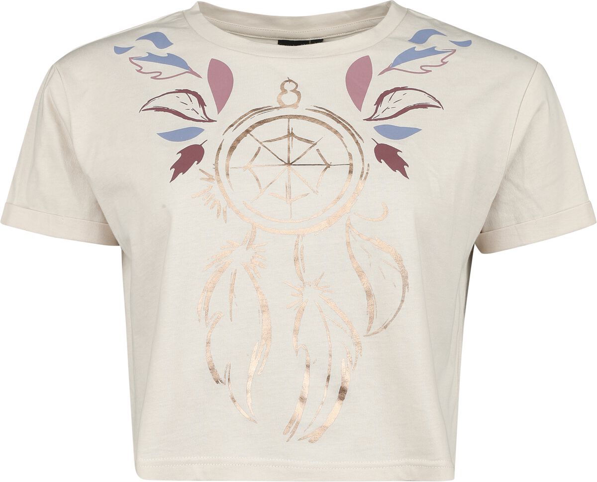 Pocahontas Disney Princess - Picnic Collection - Pocahontas T-Shirt beige meliert in L von Pocahontas