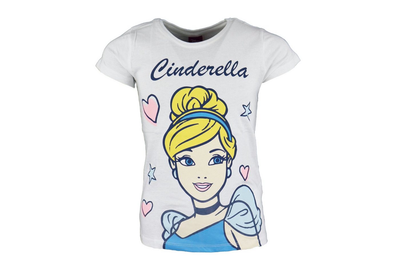 Disney Princess T-Shirt Cinderella Mädchen Kinder Shirt Gr. 98 bis 128, Baumwolle von Disney Princess